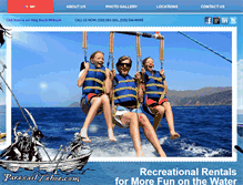 Tablet Screenshot of parasailtahoe.com